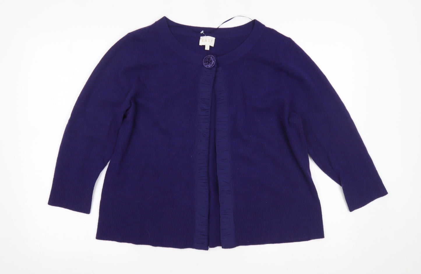 EAST Womens Purple   Cardigan Jumper Size XL