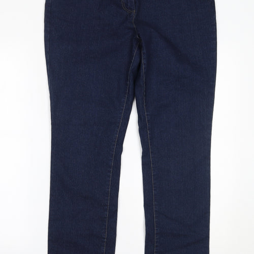 Debenhams Womens Blue  Denim Skinny Jeans Size 16 L30 in