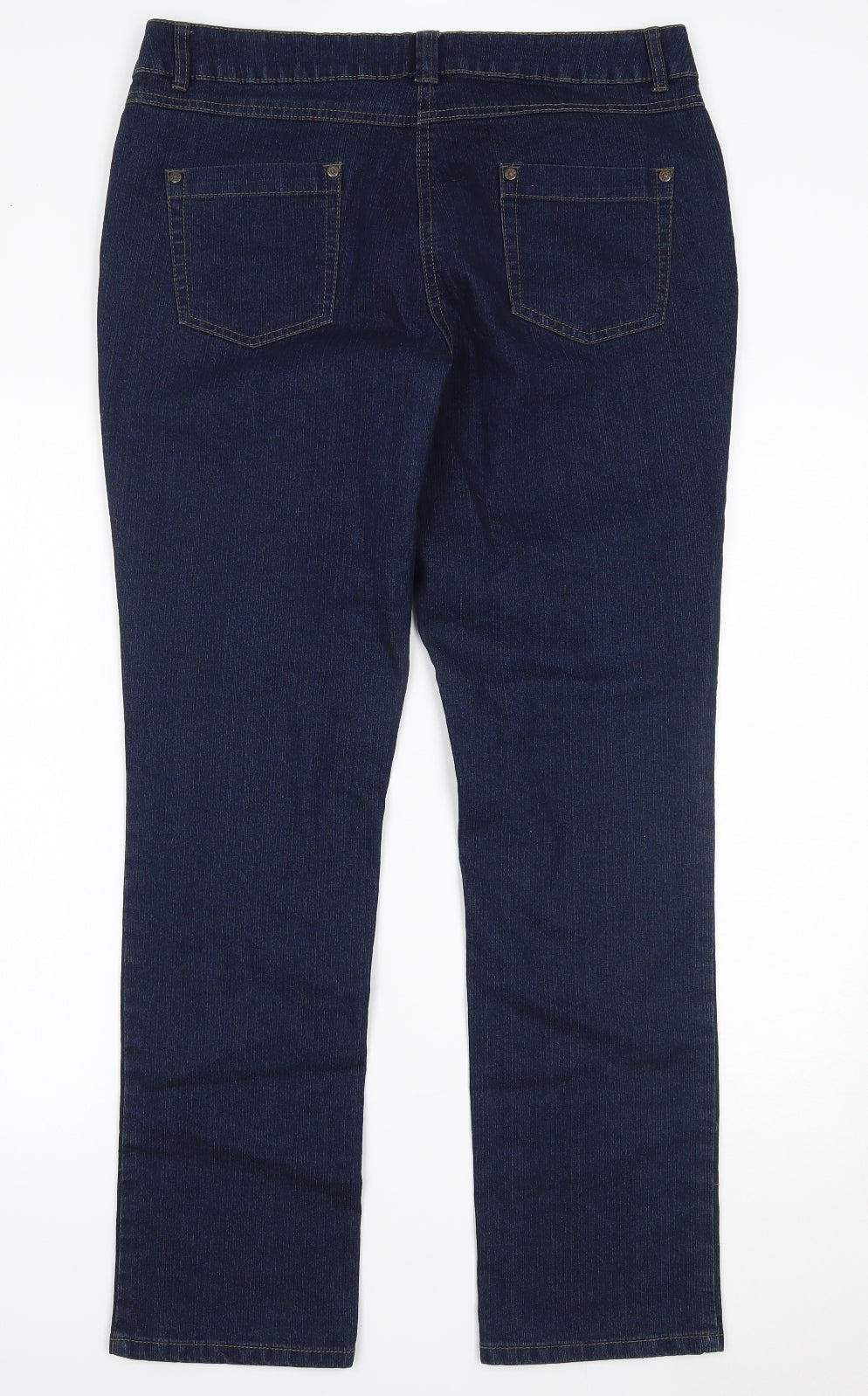 Debenhams Womens Blue  Denim Skinny Jeans Size 16 L30 in