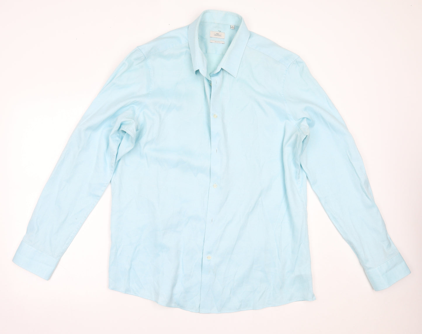 NEXT Mens Blue    Dress Shirt Size 18