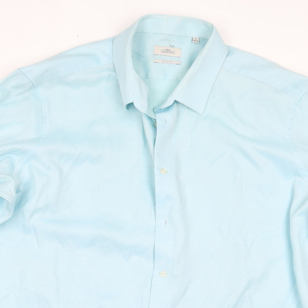 NEXT Mens Blue    Dress Shirt Size 18