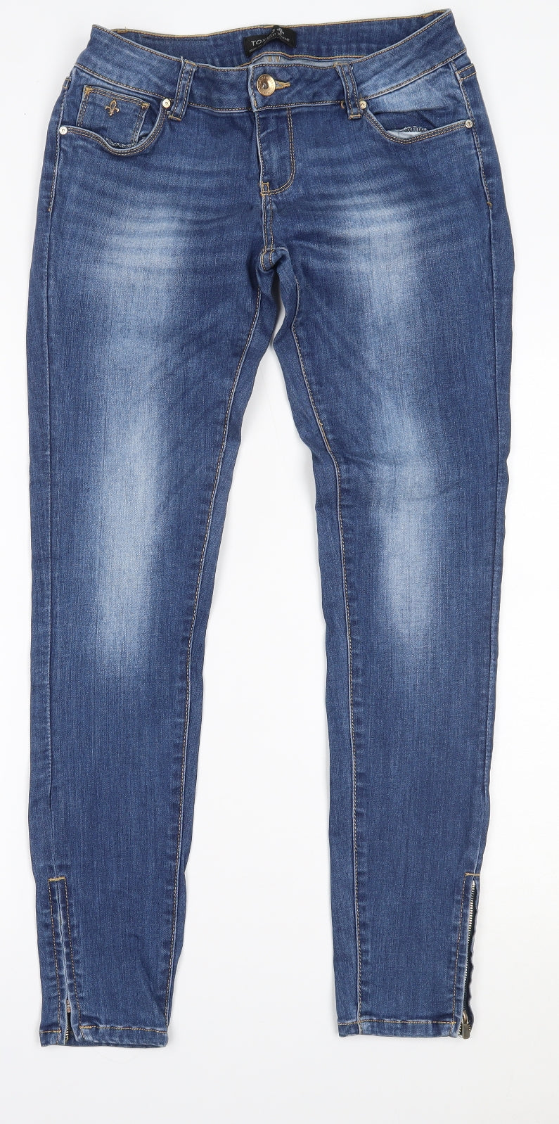 Toxik3 Womens Blue  Denim Skinny Jeans Size XL L29 in