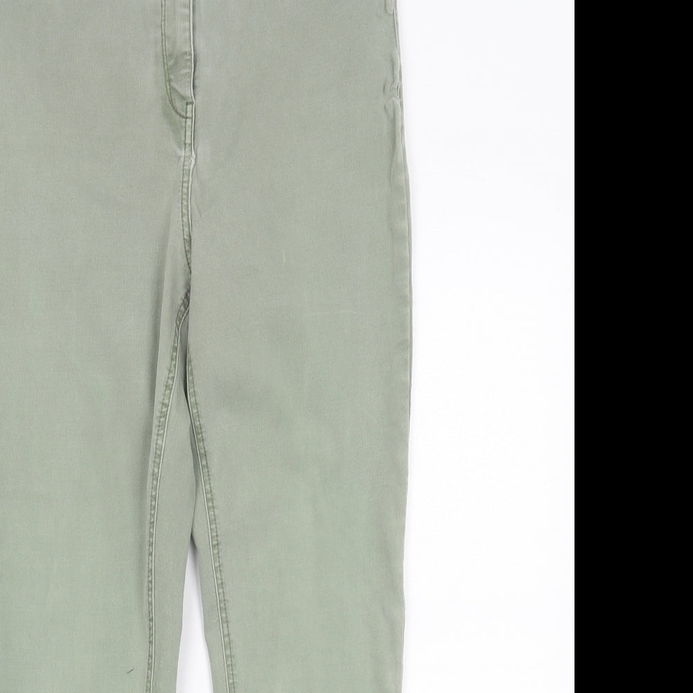 Matalan Womens Green  Denim Skinny Jeans Size 16 L26 in