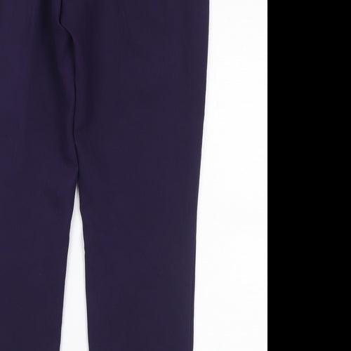 Marks and Spencer Womens Purple   Trousers  Size 12 L25 in