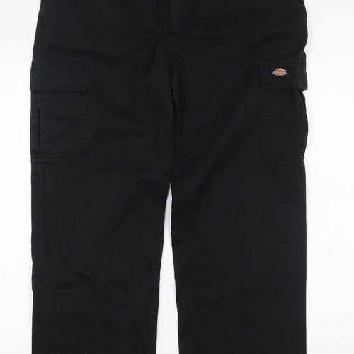 Dickies Mens Black   Cargo Trousers Size 34 L29 in