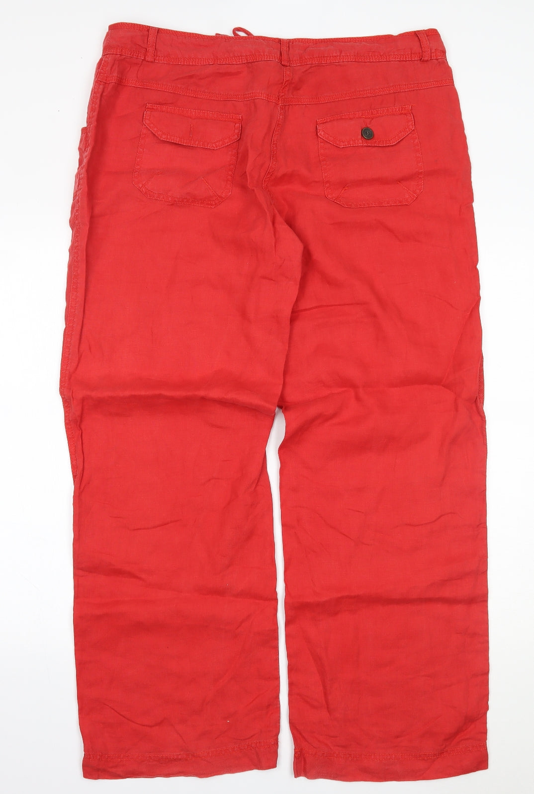 Primark Womens Red   Trousers  Size 16 L30 in