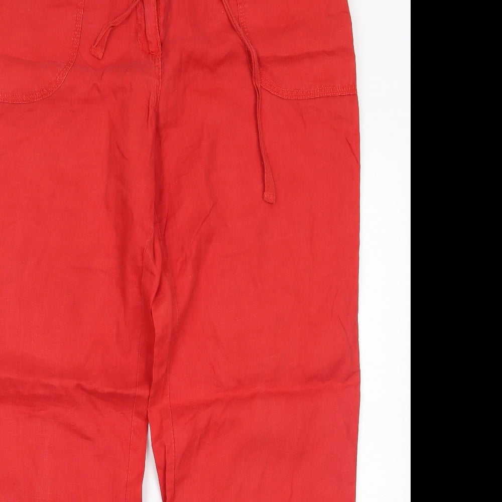 Primark Womens Red   Trousers  Size 16 L30 in