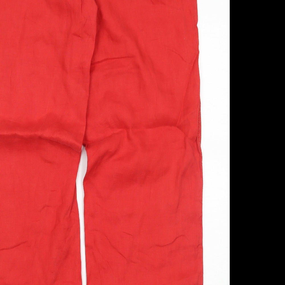 Primark Womens Red   Trousers  Size 16 L30 in
