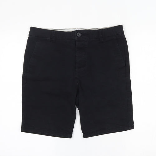 Topman Womens Black   Chino Shorts Size 32