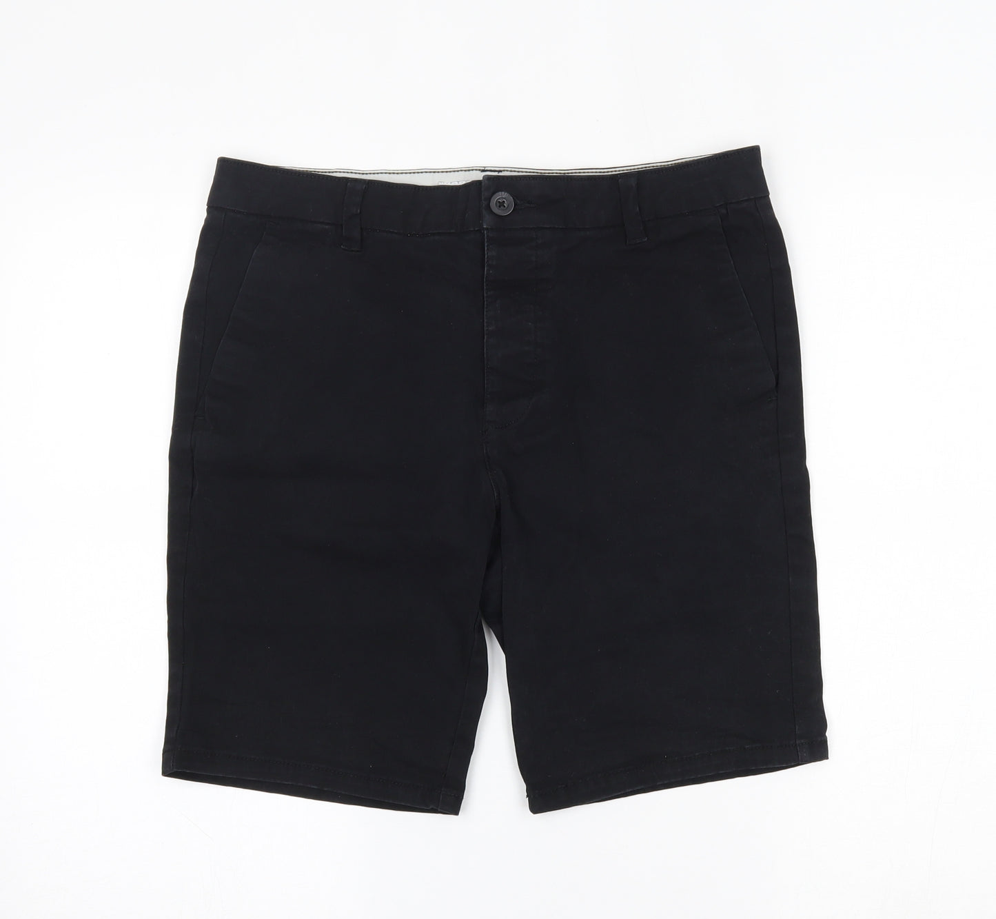 Topman Womens Black   Chino Shorts Size 32