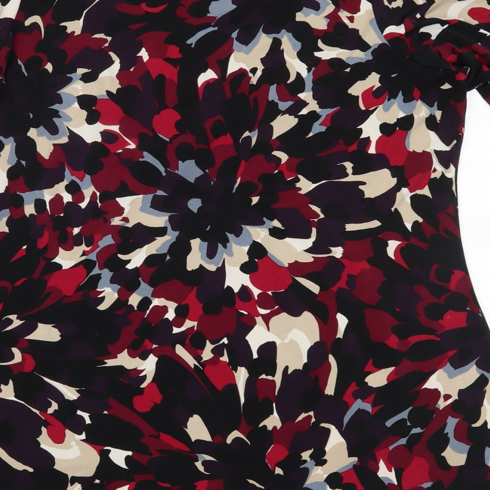 Marks and Spencer Womens Multicoloured Floral  A-Line  Size 18