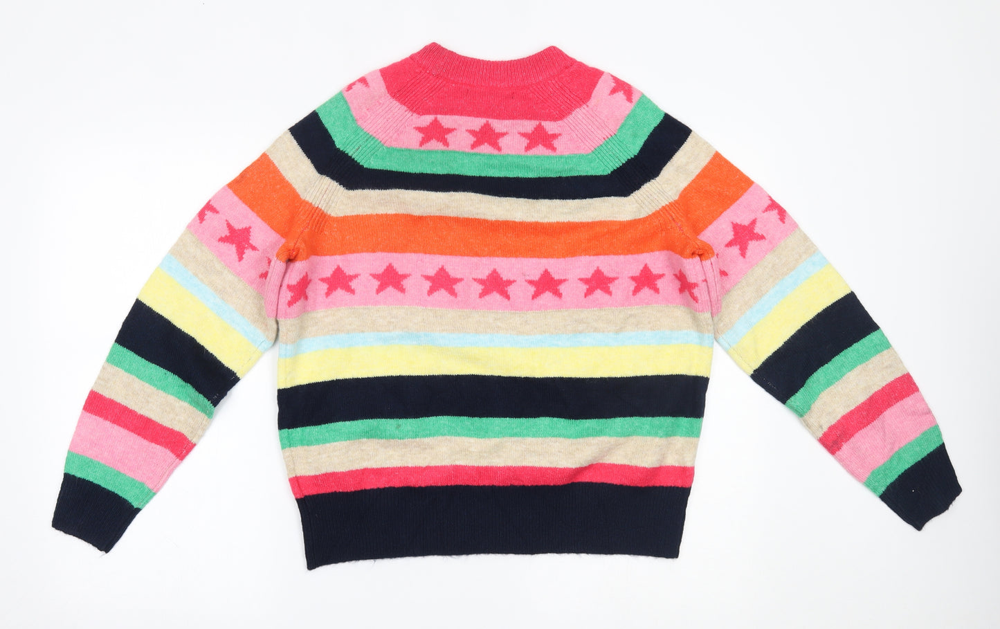 Marks and Spencer Womens Multicoloured Striped  Pullover Jumper Size S