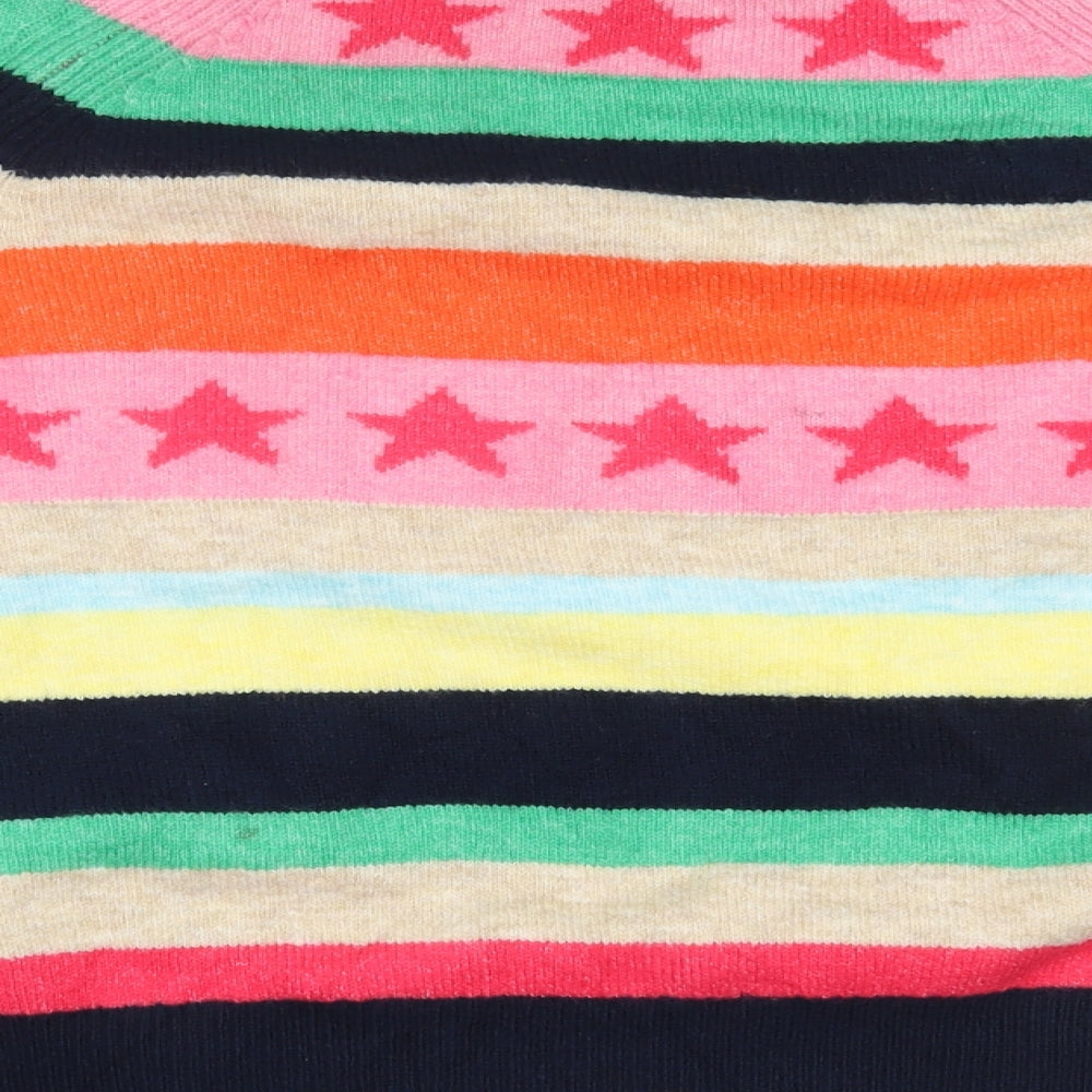 Marks and Spencer Womens Multicoloured Striped  Pullover Jumper Size S