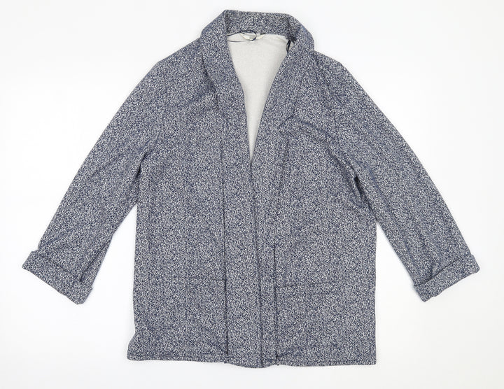 New Look Womens Blue Cardigan Jumper Size 14