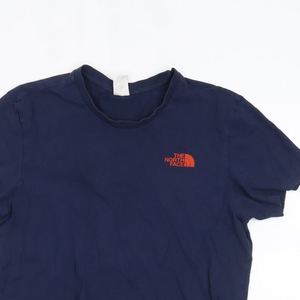 The North Face Mens Blue    T-Shirt Size M