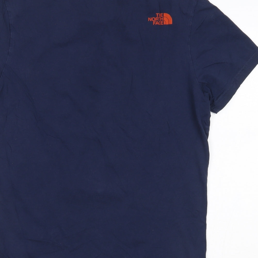 The North Face Mens Blue    T-Shirt Size M
