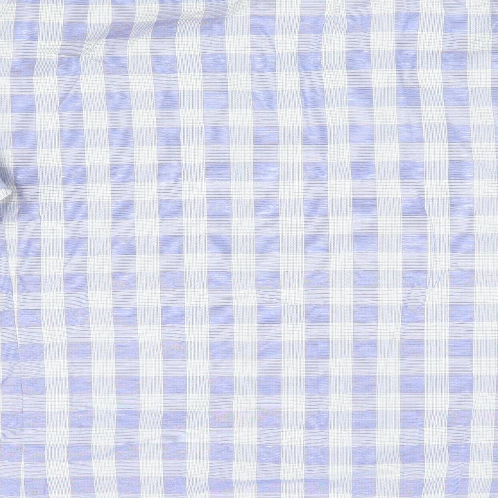 Thomas Pink Mens Blue Check   Dress Shirt Size 17