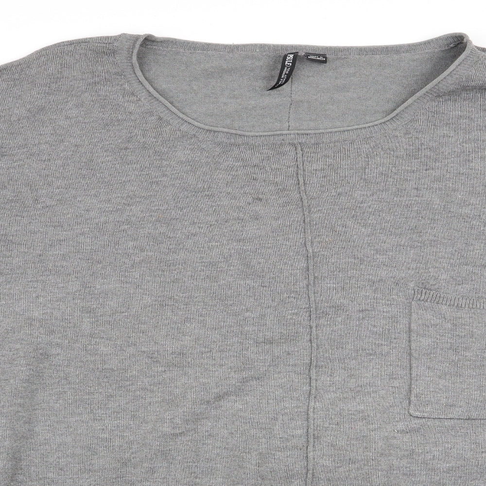 Capsule Womens Grey   Pullover Jumper