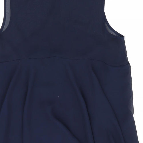 Atmosphere Womens Blue   Basic Button-Up Size 10  - Layered