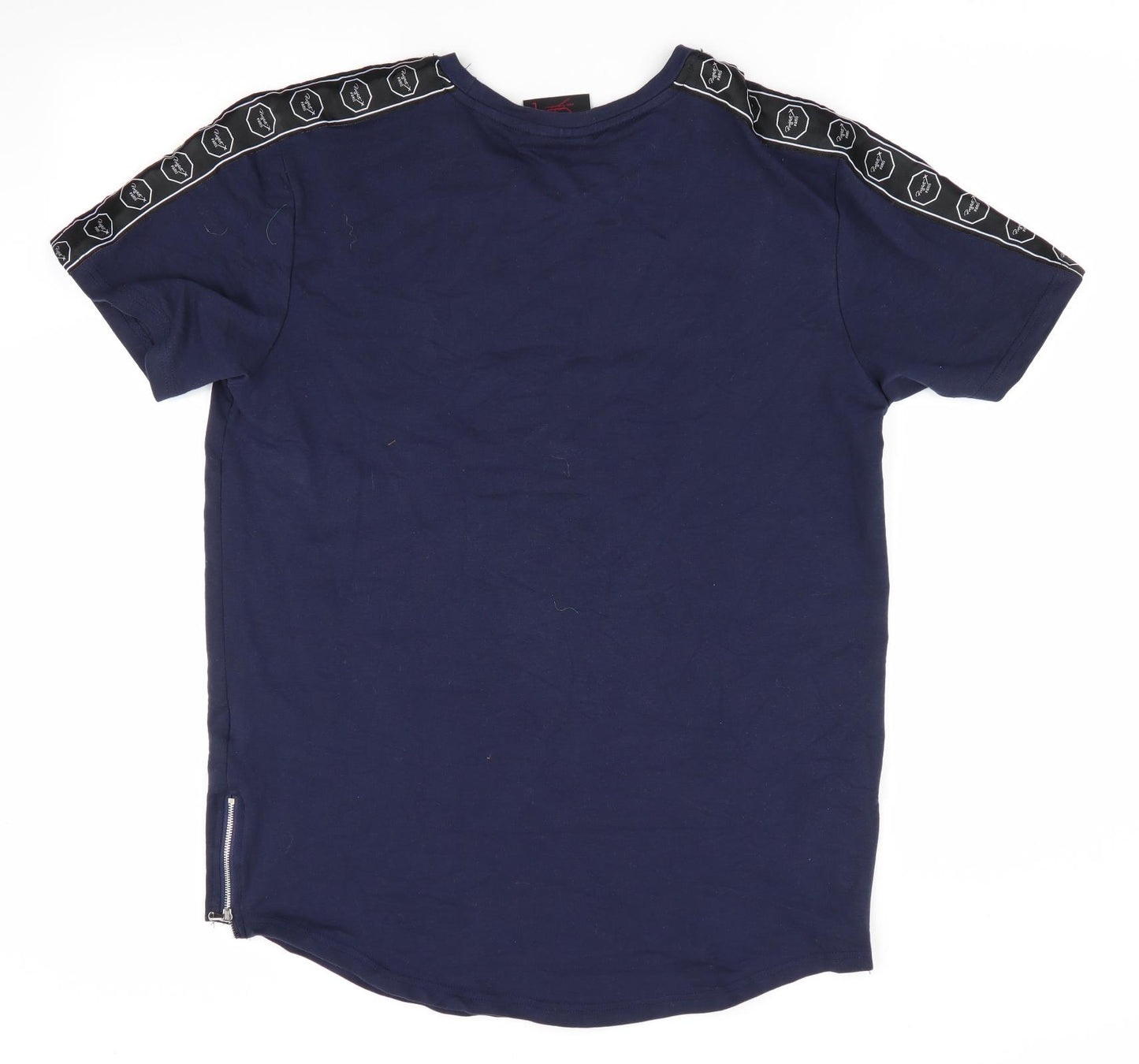 Project Paris Mens Blue    T-Shirt Size L