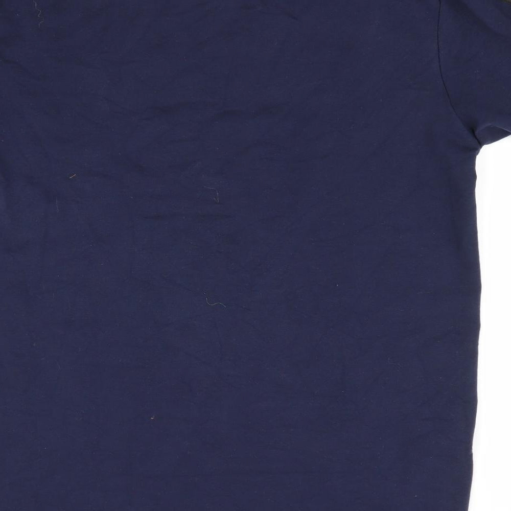Project Paris Mens Blue    T-Shirt Size L