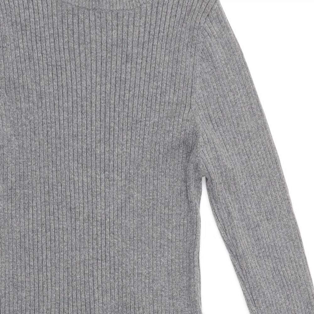 Primark Womens Grey   Jumper Dress  Size L  - Fit and Flare