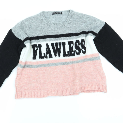Select Girls Black   Pullover Jumper Size 10-11 Years  - Flawless