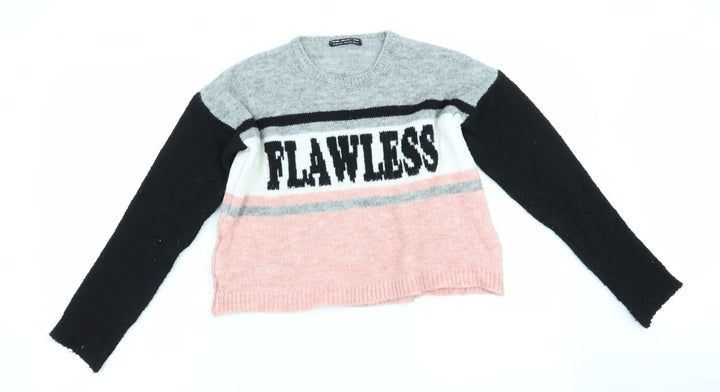 Select Girls Black   Pullover Jumper Size 10-11 Years  - Flawless