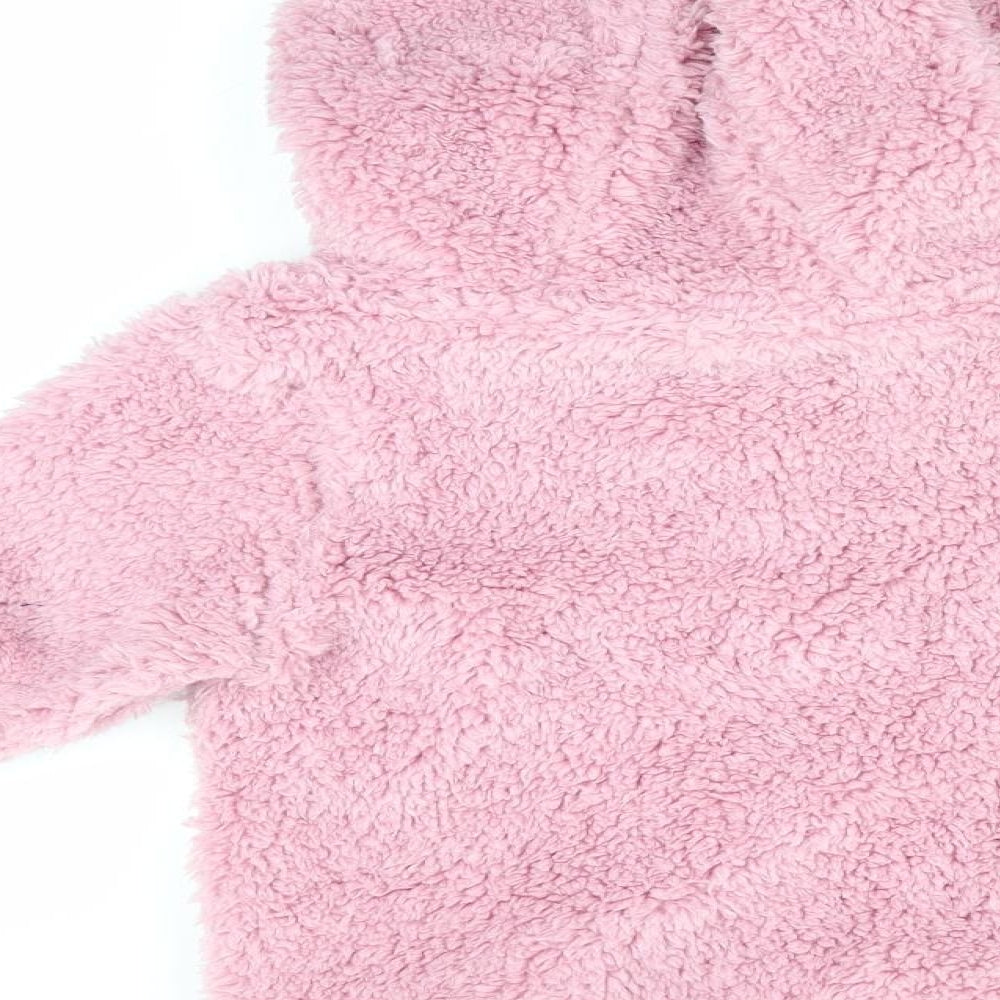 TU Girls Pink   Jacket Coat Size 6-7 Years  - Fleece