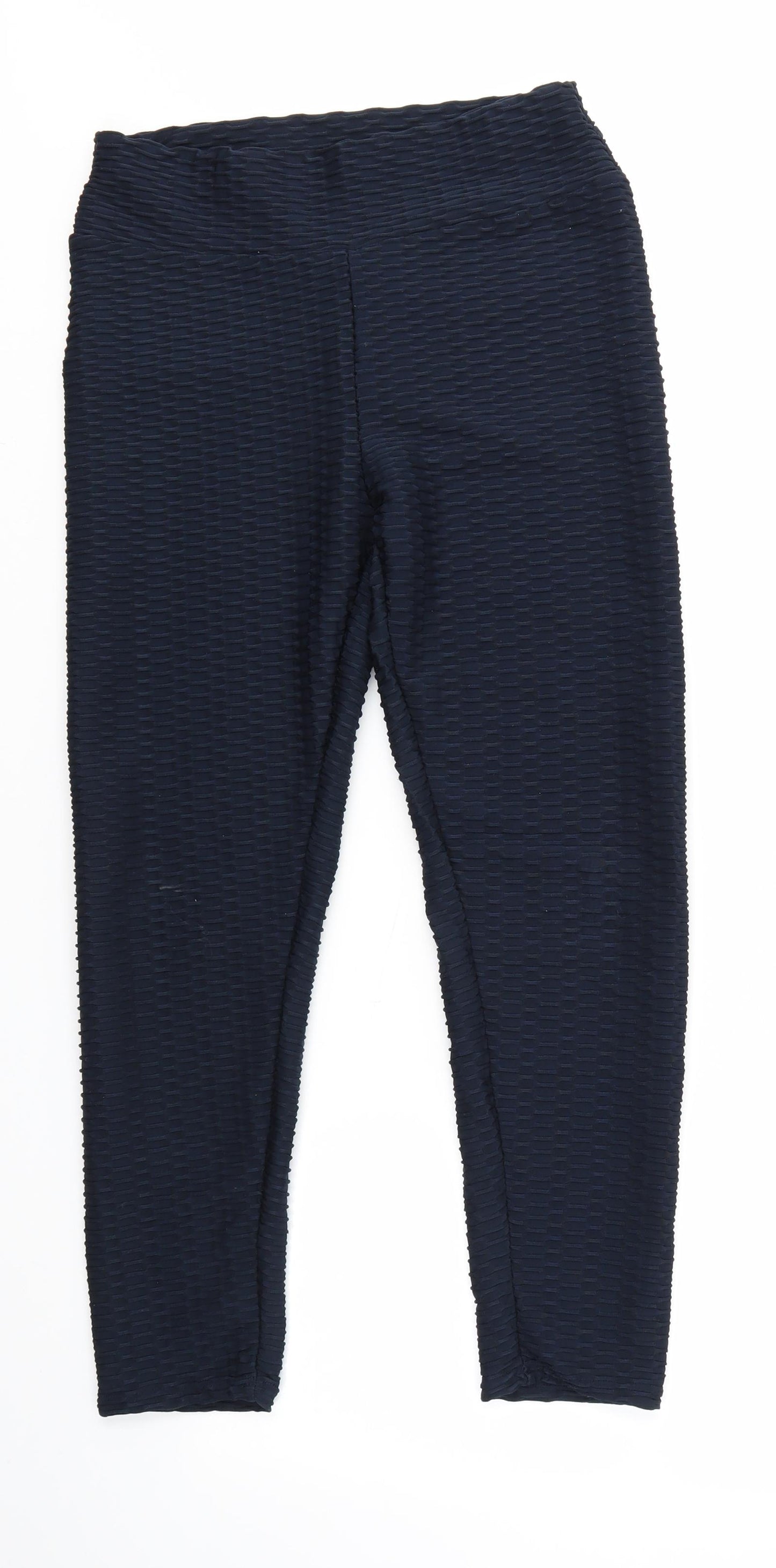 Preworn Womens Blue   Dress Pants Trousers Size L L25 in