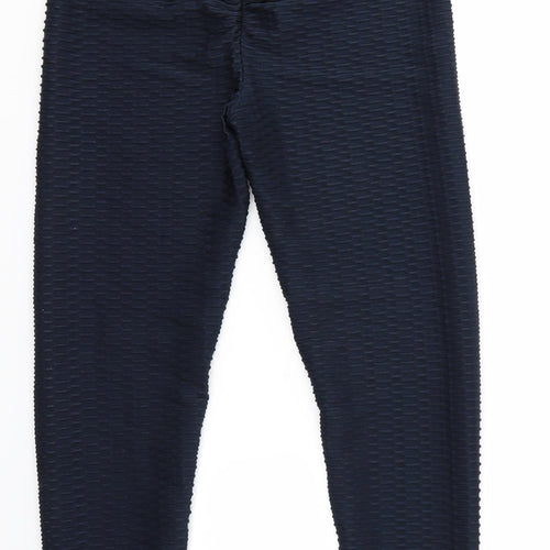 Preworn Womens Blue   Dress Pants Trousers Size L L25 in