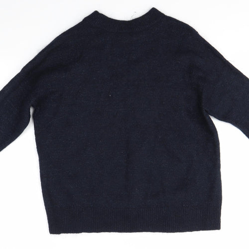 H&M Womens Blue   Pullover Jumper Size M
