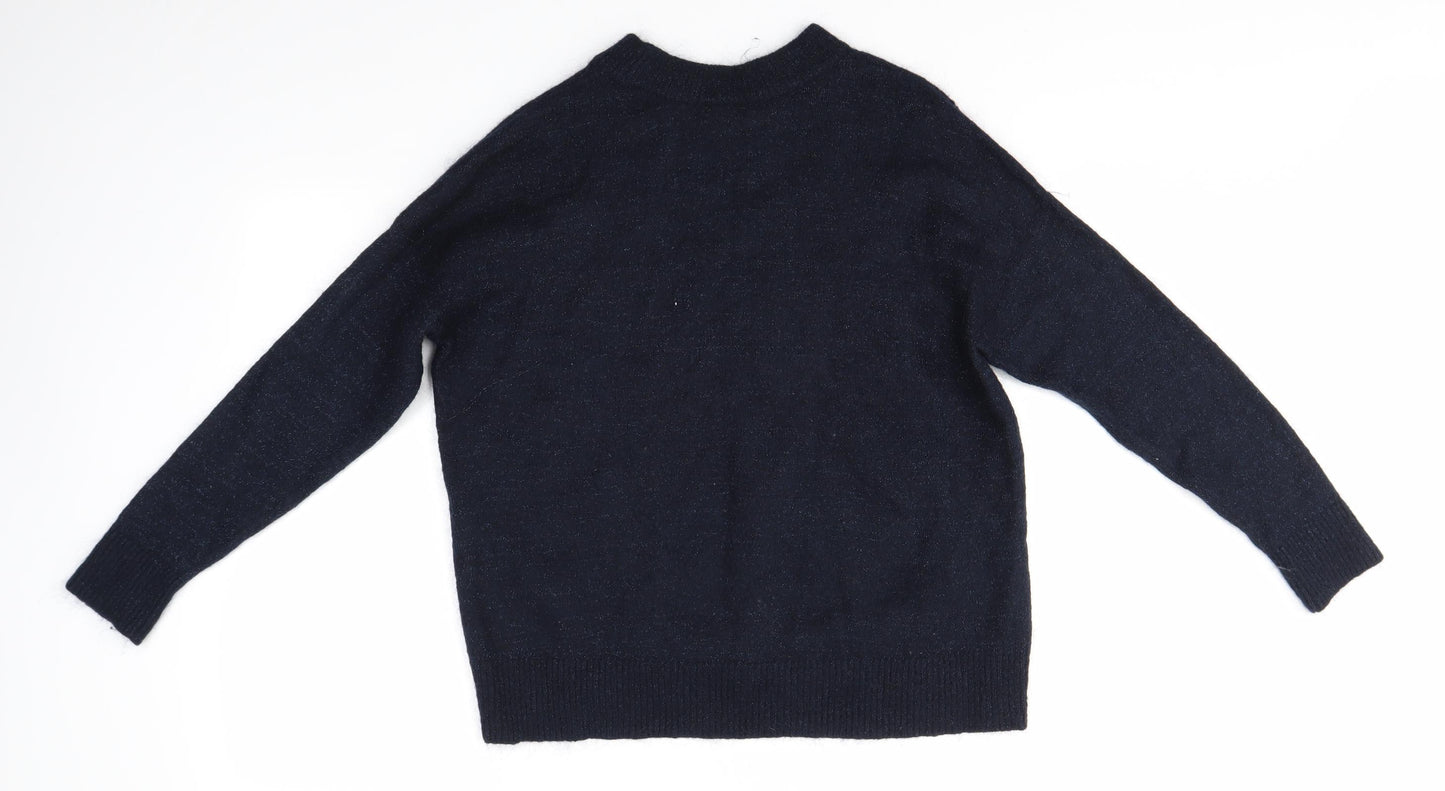 H&M Womens Blue   Pullover Jumper Size M