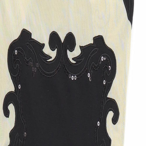 Evita Gold Womens Multicoloured   Bodycon  Size 6