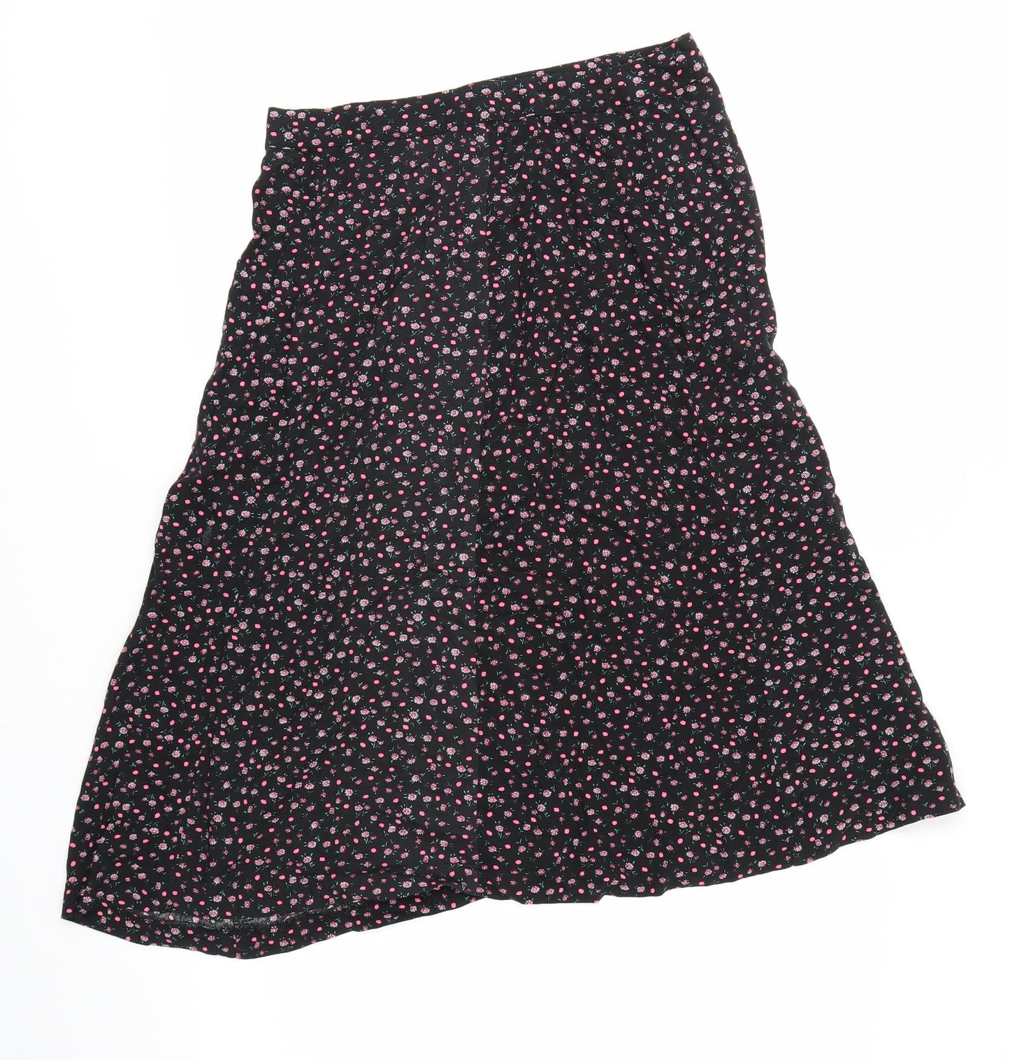 Louche Womens Multicoloured Floral  A-Line Skirt Size 12
