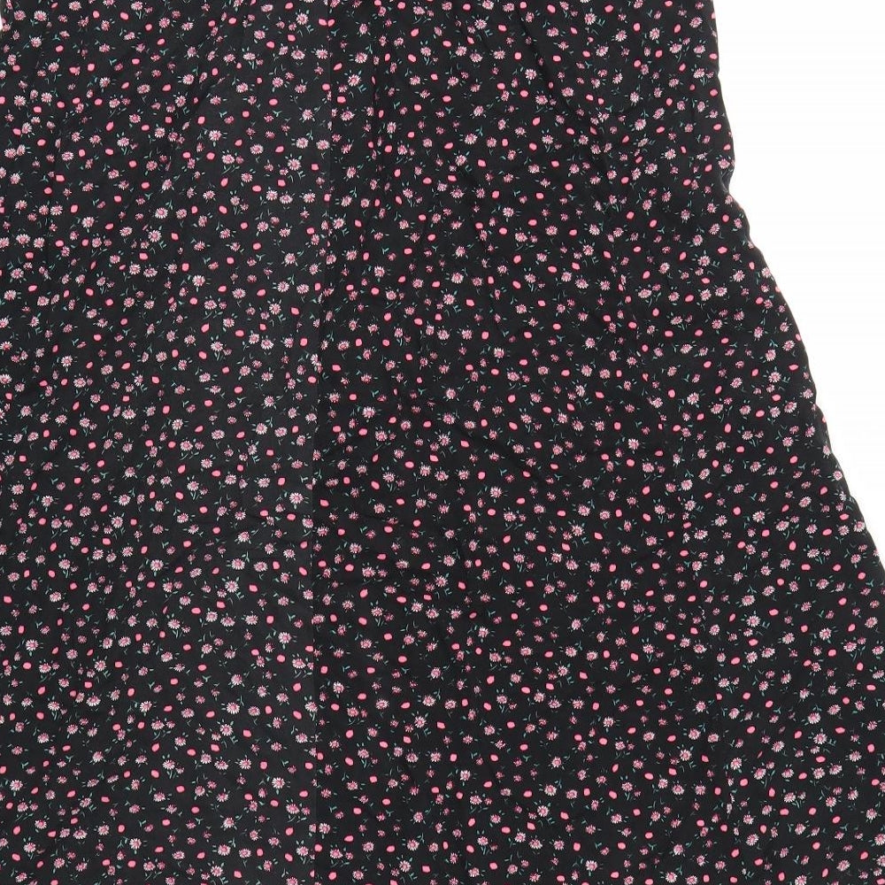 Louche Womens Multicoloured Floral  A-Line Skirt Size 12
