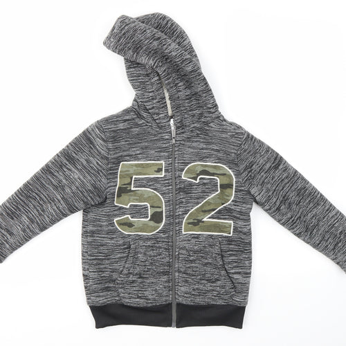 Palomino Boys Grey   Full Zip Hoodie Size 8 Years