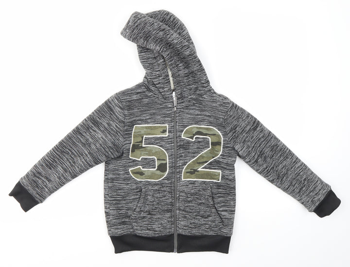 Palomino Boys Grey   Full Zip Hoodie Size 8 Years
