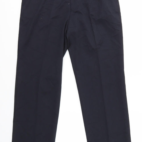 Preworn Mens Blue   Dress Pants Trousers Size 34 in L29 in