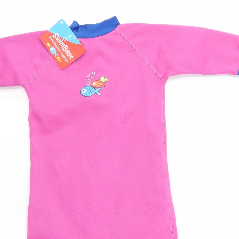 SWIMBEST Baby Pink   Rain Coat Snowsuit Size 12-18 Months  - Wetsuit