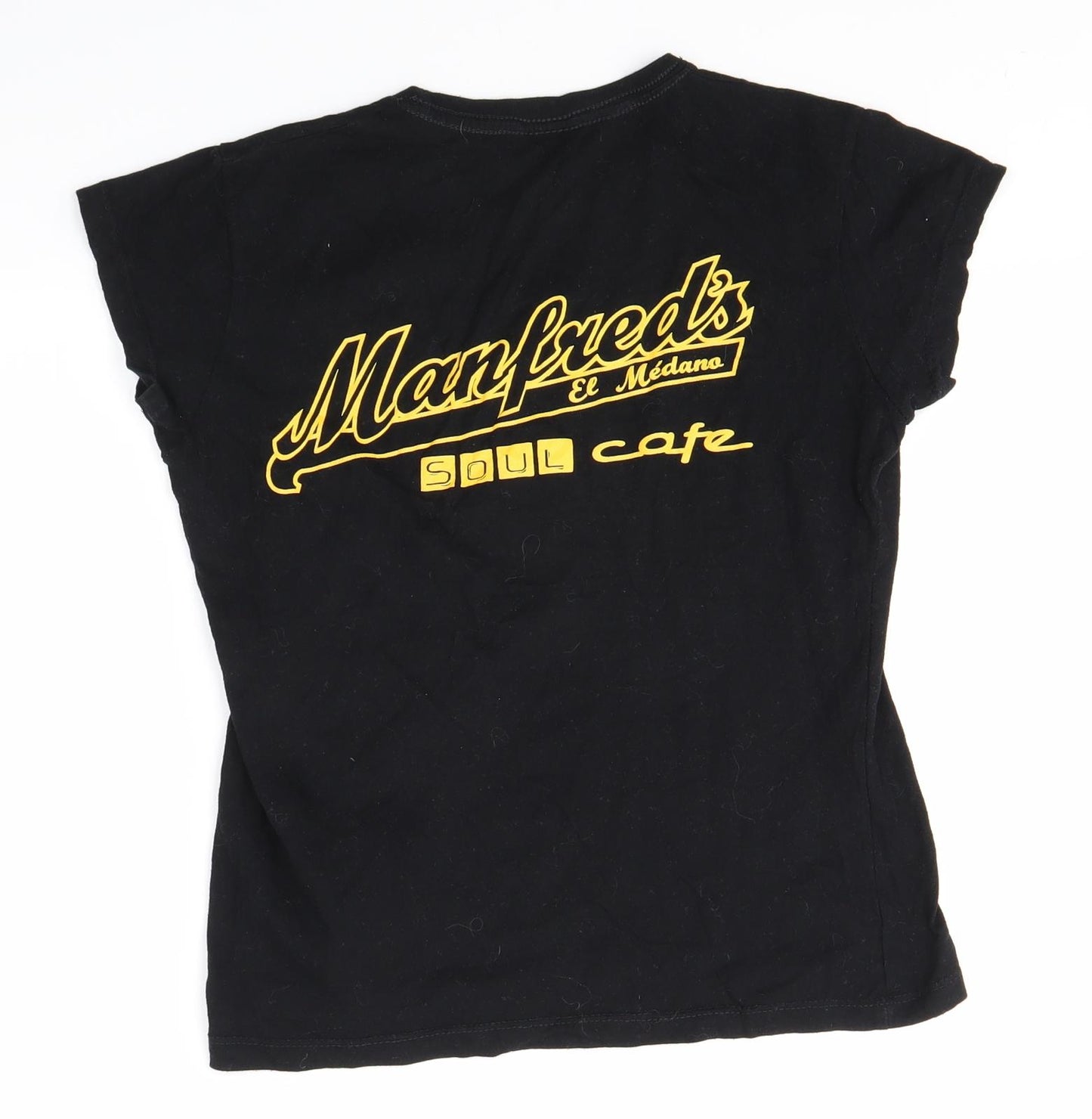 JHK Womens Black   Basic T-Shirt Size M  - MANFRED'S SOUL CAFE