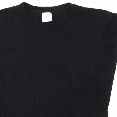 JHK Womens Black   Basic T-Shirt Size M  - MANFRED'S SOUL CAFE