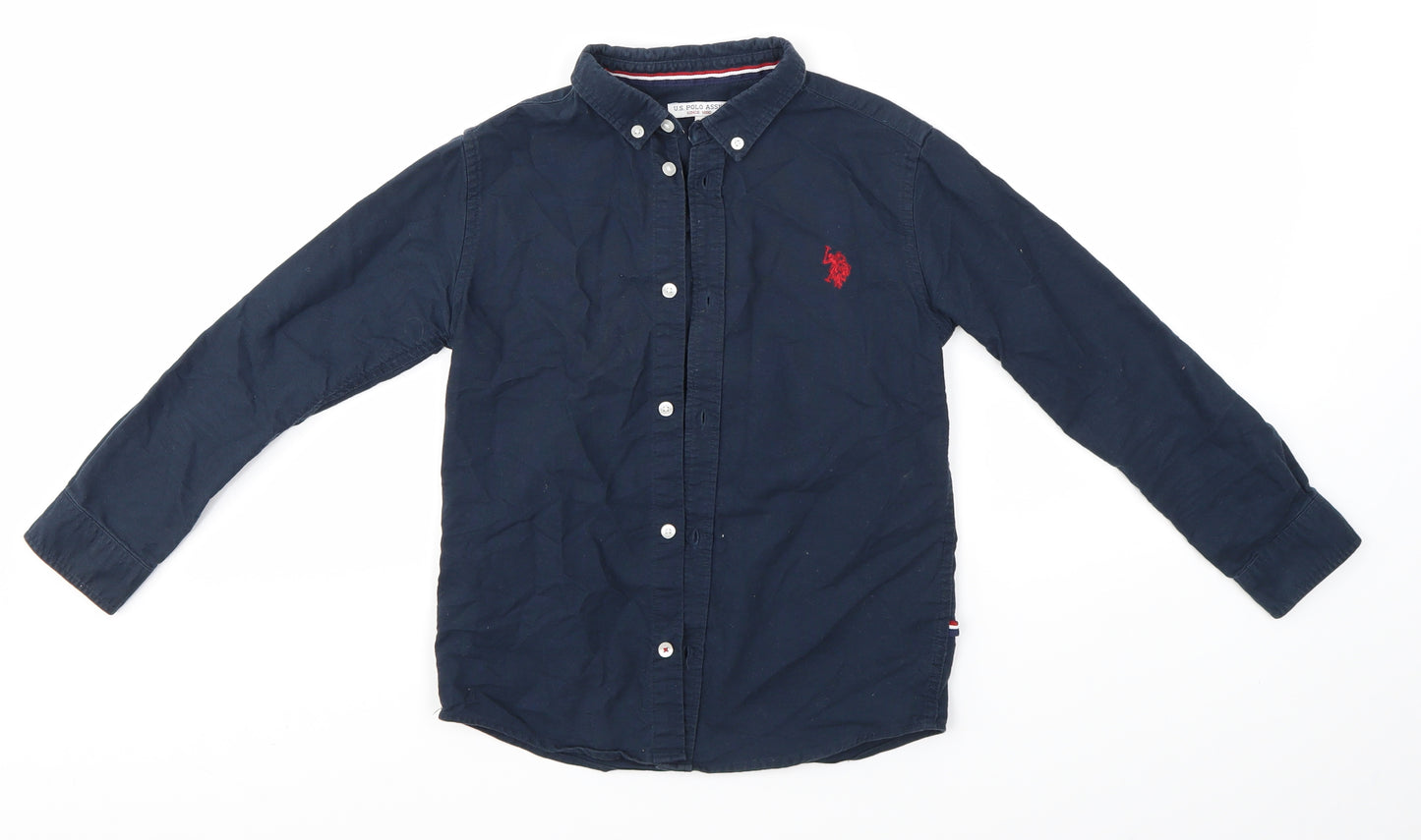 US Polo Assn. Boys Blue   Basic Button-Up Size 7-8 Years