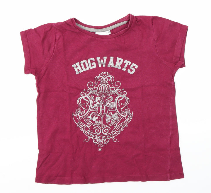 Dragon Ball Z Girls Pink   Basic T-Shirt Size 7-8 Years  - Hogwarts