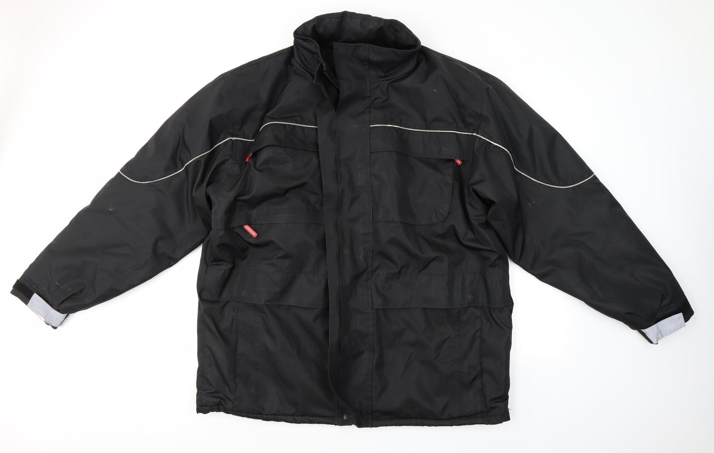 Dimensions Mens Black   Overcoat Coat Size 2XL  - NATIONAL EXPRESS WORKWEAR