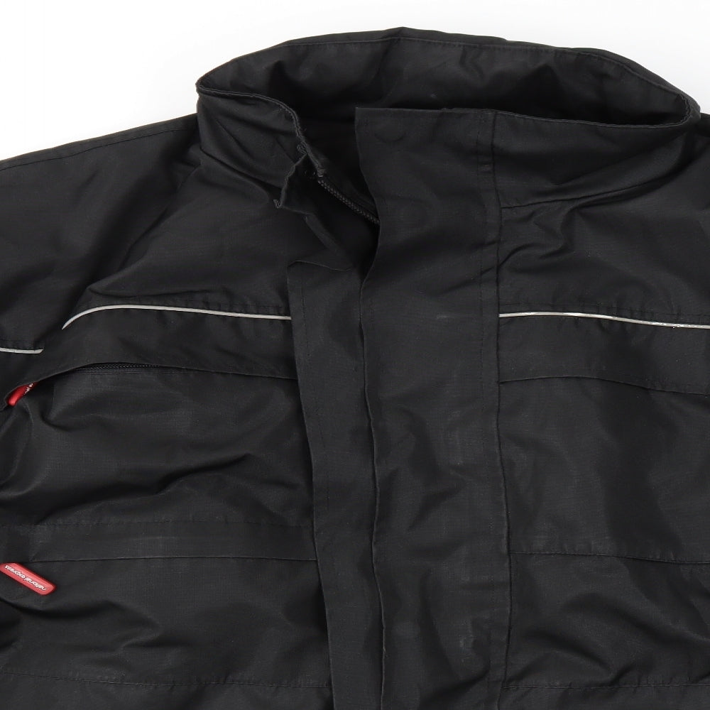 Dimensions Mens Black   Overcoat Coat Size 2XL  - NATIONAL EXPRESS WORKWEAR