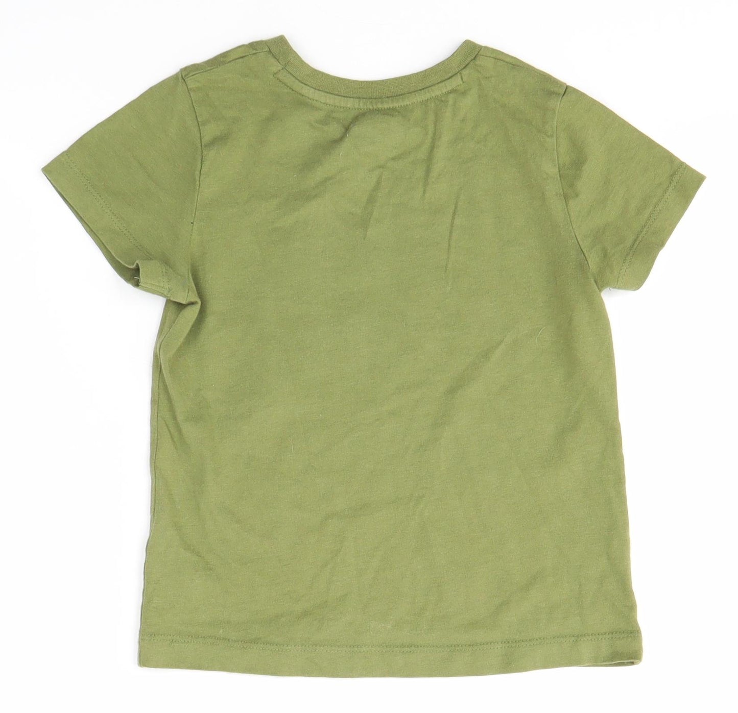 Nutmeg Boys Green   Basic T-Shirt Size 3-4 Years