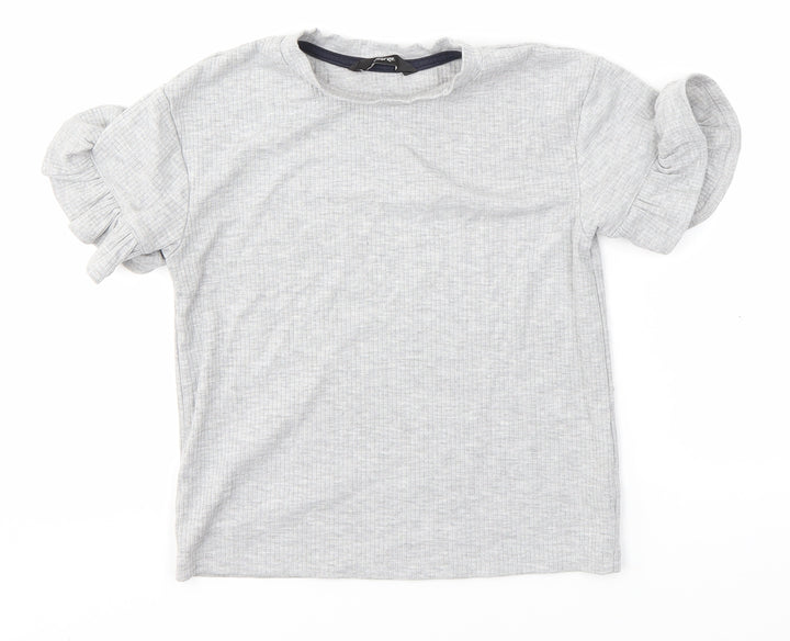 George Girls Grey   Basic Blouse Size 6-7 Years
