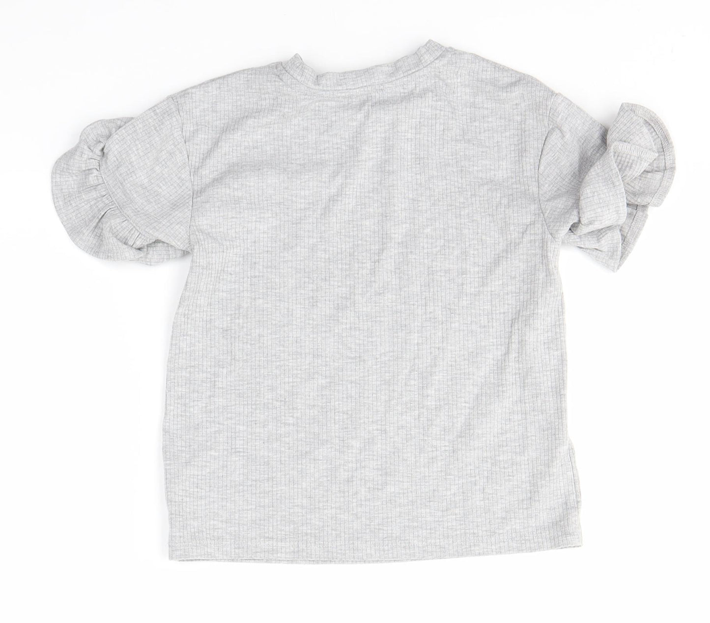 George Girls Grey   Basic Blouse Size 6-7 Years