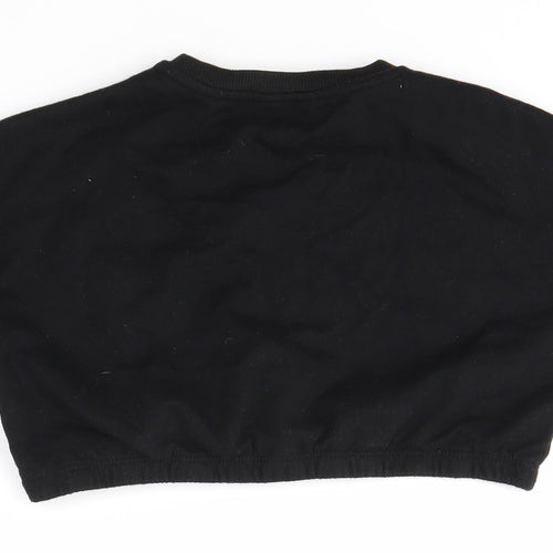 Primark Girls Black   Pullover Jumper Size 8-9 Years
